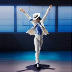 In Stock Michael Jackson Smooth Criminal Moonwalk Action Figure Model Toys Michael Jackson Mj Thriller Joint