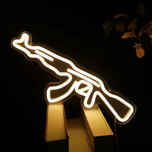 Creative 3D Wall Art LED Neon Sign, USB Powered LED Neon Light, Decorative Neon Sign for Man Gift, Game Room Bedroom Party Wall Decor, Home Decor Lighting