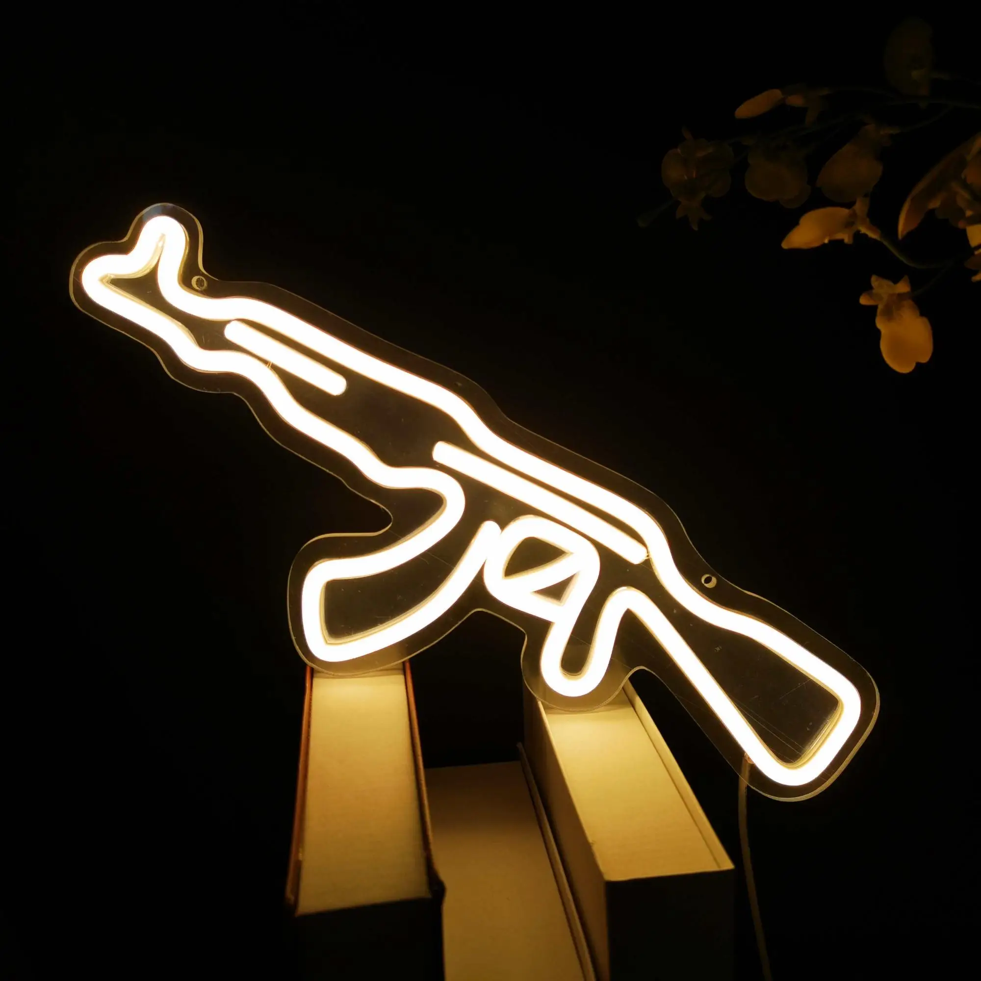 Creative 3D Wall Art LED Neon Sign, USB Powered LED Neon Light, Decorative Neon Sign for Man Gift, Game Room Bedroom Party Wall Decor