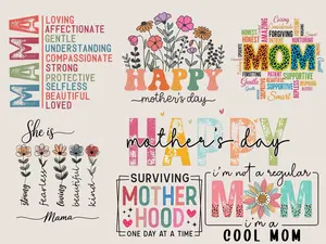 7pc Mother's Day Bundle - DTF Transfers