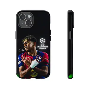Lamine Yamal Phone Case, Phone Case for Yamal Fan, Gift for Barcelona fans, Football fan present, Barcelona Fan Gift, Apple & Samsung Phone