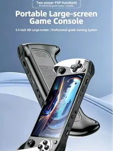 Upgraded 3.0 Portable Retro Game Console, 5.5-Inch Large Screen, 10 Emulator Support, Ultra HD Graphics Handheld Game Console, Ideal Gift for Birthdays, Father’s Day & Christmas, boys Box Compact game console retro game consoles gamer gifts