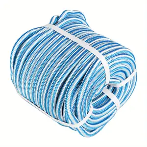16 Strand Braid Polyester Rope Nylon Pulling Rope Arborist Rigging Multipurpose Bull Rigging 1/ 2 Inch x 150 Feet
