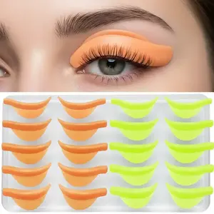 10pcs/5 Pairs Silicone Curler Pad for Lash Perm Kit, Reusable Soft C&d Curls, Eyelash Lifting Rod, Makeup Beauty Tool, 3D Eyelash Curler Accessories, Cosmetics Makeup Tool