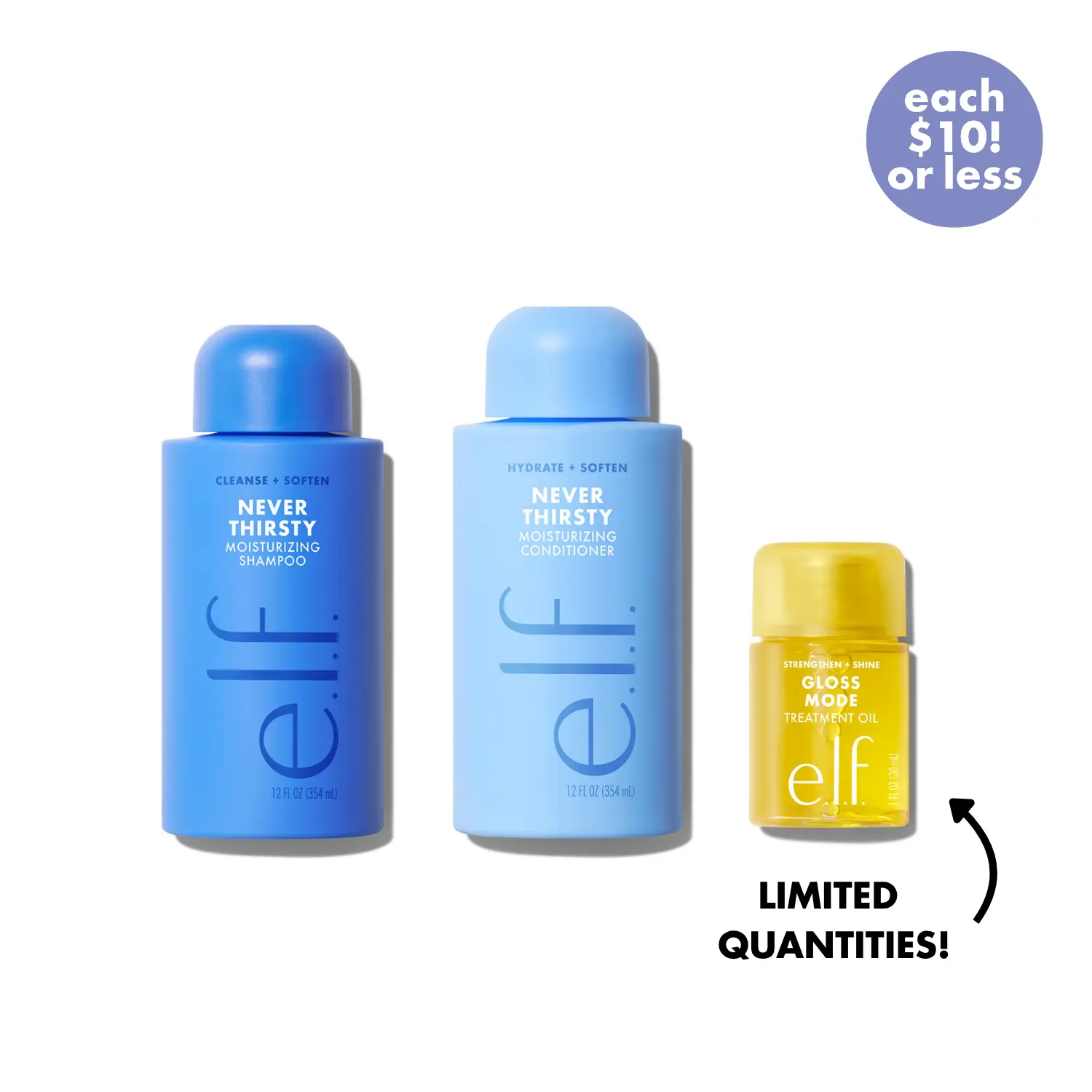 e.l.f. Gloss Mode Hair Bundles