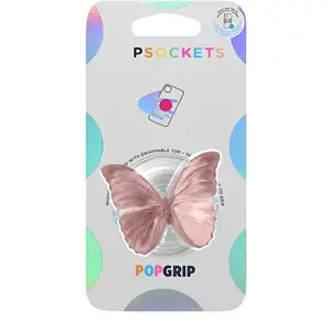 Pink Butterfly Character Phone Grip Magsafe, Lovely Butterfly Phone Grip Holder, Funny Phone Holder, Cartoon Animal Kindle Grip, Gift for Girls Boys