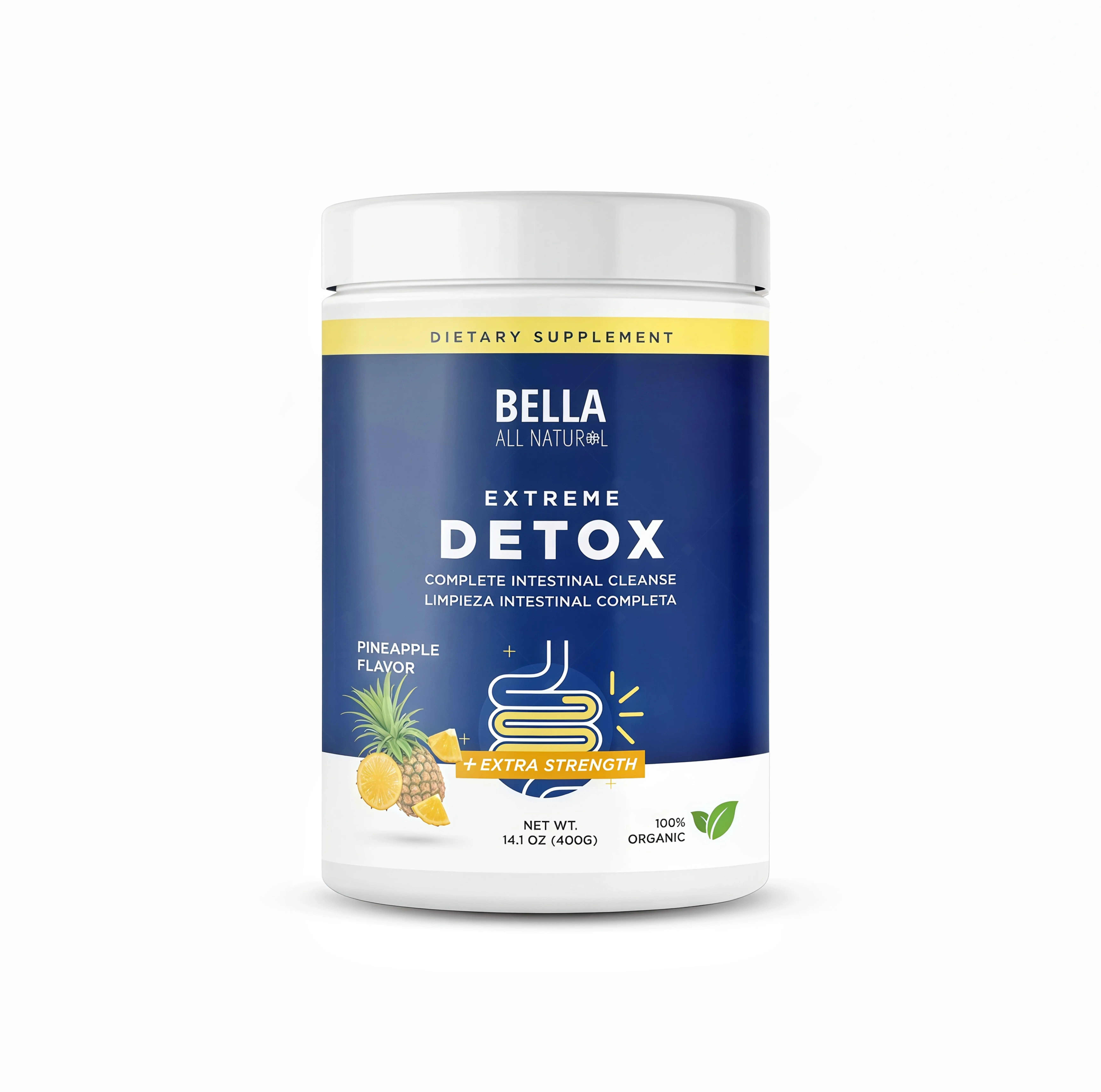 Bella All Natural Extreme Detox Powder MN (Pineapple)