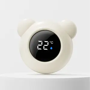 Baby Bear Electronic Water Thermometer, Button Battery Suitable for Newborn Baby Bathing, Waterproof Baby Bath Temperature Gauge