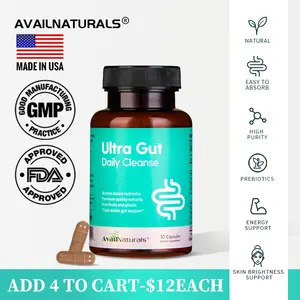 Beat Bloat & Constipation: 15-Day Colon Cleanse Capsules with Probiotics & Psyllium Beat Bloat & Constipation: 15-Day Colon Cleanse Capsules with Probiotics & Psyllium