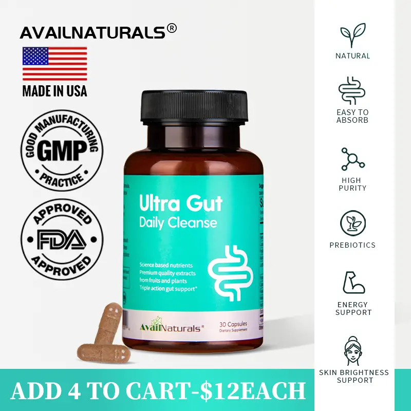 Beat Bloat & Constipation: 15-Day Colon Cleanse Capsules with Probiotics & Psyllium