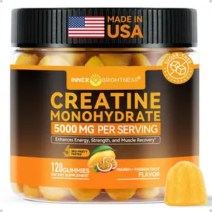 Creatine Monohydrate Gummies for Men and Women 5000 mg 3rd Party Tested Creatine Chews for Muscle Growth Strength and Energy Support Sugar Free Vegan Daily Performance and Lean Muscle Mass Recovery Formula