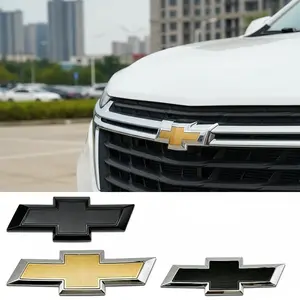 Chevrolet Car Front Engine Hood Emblem and Trunk Badge, Car Decals, Sticker for Cars, Fits Classic Cruze, Malibu Xl, Spark, Captiva, Equinox, Sonic, Cruze