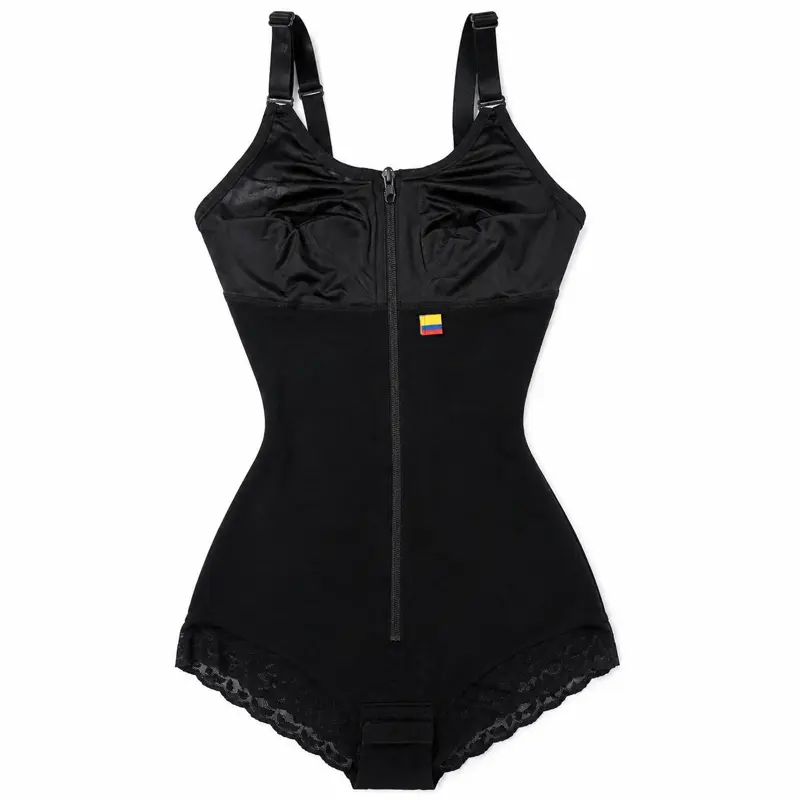Shapewear for Daily Use - Ref 8886-Postpartum Faja Bodysuit - Black Color - Comfortable & Supportive Design