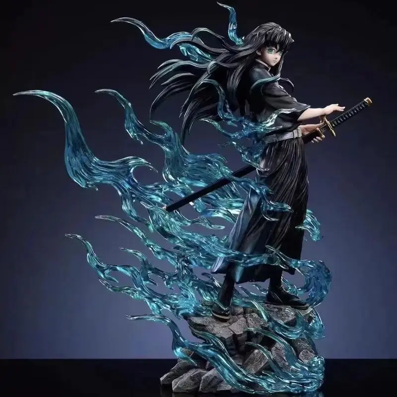 In-Stock 26cm Demon Slayer Anime Figures Tokitou Muichirou Figure Pvc Statue Collectible Model Desk Decoration Toys Gifts