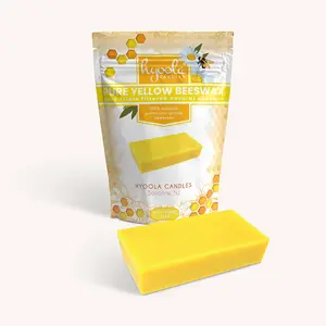 Yellow Beeswax Block - 1 Pound