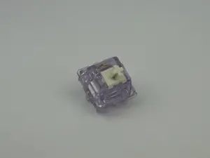 10 PCS Durock Lavender Linear Switches Lubed, Filmed, And Spring Swapped