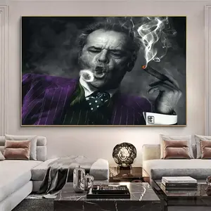 NoFramed, Jack Nicholson Cigar Blowing Smoke Ring Joker Poster