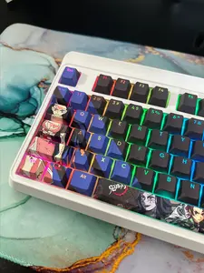 Keys | 108 Keycap Set Demon Killer Theme| Cherry Profile | Backlit Compatible