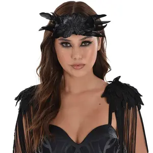 Dark Angel Feathered Headpiece