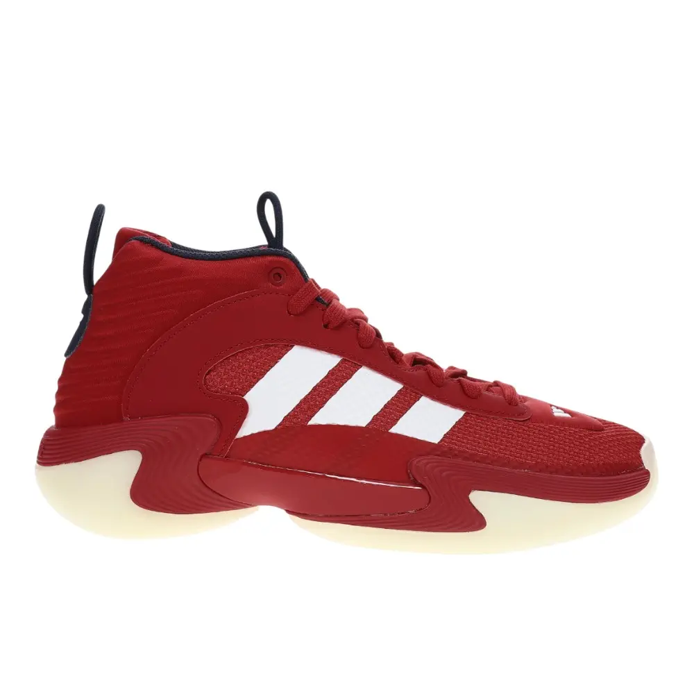 adidas Womens Exhibit Select 2.0 Mid Team Usa Basketball Sneakers Shoes - Red