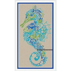 Seahorse - PDF Cross Stitch Pattern