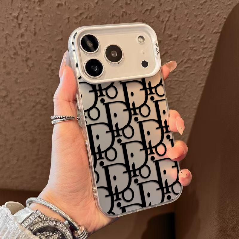 Sleek Modern Letter Pattern  Phone Case Durable Hard Acrylic Back Case With An Anti-Yellowing Coating, Made From High-Quality Designed For Reliable Drop Protection For Your Phone For iPhone 17.16.15.14.13.12.11.X.XS.XSMAX.XR.8.7