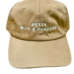 Petty With a Purpose Dad Hat – Trendy Embroidered Cap for Every Outfit - Unisex Streetwear, Funny Gift