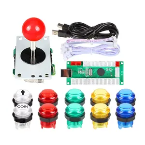 Arcade Buttons 1 Player DIY Kit Joystick 5V LED Arcade Button for Arcade Stick PC  Mame Raspberry pi