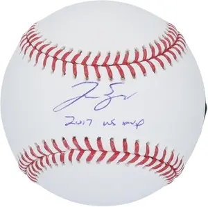 George Springer Houston Astros Autographed Baseball with "2017 WS MVP" Inscription - Fanatics Authentic Certified