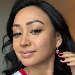 Strawberry Dangle Earrings - Sterling Silver Hooks