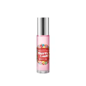 "fruity Loopy" Perfume Oil, Peach and Scent, Sweet Caramel and Honey, Fresh Citrus, Gentle Peony, Layered Fragrance, Liquid Form