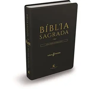 USED-Biblia NVI. Leitura Perfeita - Capa Preta. Courotex (Em Portugues do Brasil) (Paperback)