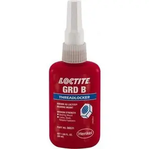 Loctite 199013 Medium Strength Yellow Liquid Threadlocker, 50 mL, for Threadlocking Applications