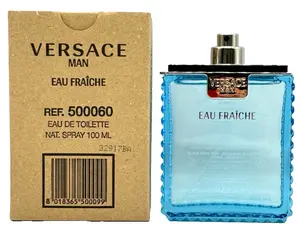 Versace Man Eau Fraiche 100ml EDT Spray for Men - Woody Aquatic Fragrance Versace Man Eau Fraiche 100ml EDT Spray for Men - Woody Aquatic Fragrance