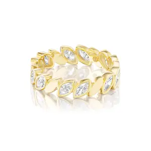 18K Yellow Gold Marquise Diamond Ring – 1.09 CTTW