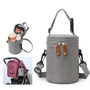 Breastmilk Cooler Bag, Insulated Bottle Cooler Tote Bags, Bottle Warmer Cooler Bag, Bottle Bag Great for Nursing Mom Daycare