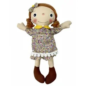 Beibei Handmade Fabric Doll – Unique Craftsmanship & Playful Design, Perfect Decorative Piece DIY Creative