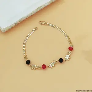 Bohemian Retro Elephant Beaded Bracelet, Personalized Vintage Wrist Jewelry For Women, Exquisite Light Style Ornament With Classic Element For Daily Casual Fashion Matching And Common Styling Occasions