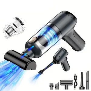 Handheld Car Vacuum Cleaner, High Power Dust Collector, Mini Portable Vacuum for Car, Office Desk, Home, Keyboard, Metal Filter Included, Rechargeable Car Vacuum
