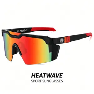 Sport Sunglasses Clear Frame Smoke Lens Polarized Safety Glasses for Men & Women Oversized Vintage UV400 Y2K Aviator Eyewear Ideal for Fishing Golf Cycling Driving Sports