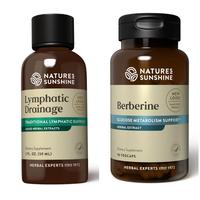 Metabolic Detox Duo: Lymphatic Drainage, Berberine