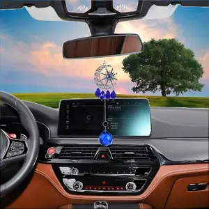 Artificial Crystal Car Hanging Ornament, Car Rearview Mirror Hanging Decoration, Car Interior Decoration Accessories for Women & Men