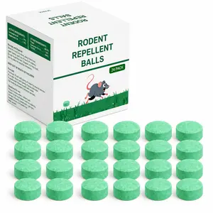 Mouse Rodent Repellent, 24 Pack Peppermint Lemon Oil Mice Repellent for Squirrel Rats Spider Pests, Natural Deterrent for Kitchen, Warehouse, Car, Indoor, Outdoor, Safe for Pets Family