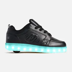 Light UP Heelys Shoes with Wheels! All Black Premium 1 Lo Heelys have lights on the bottom. Recharable with on and off button Light UP Heelys Shoes with Wheels! All Black Premium 1 Lo Heelys have lights on the bottom. Recharable with on and off button