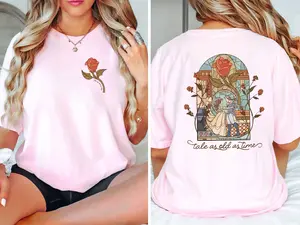 Vintage Tale As Old As Time Shirt, Beauty n The Beast Shirt, Gift for her Sweatshirt, Hoodie