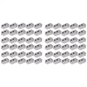 60 Packs Cinder Blocks 1/12 Scale Mini Bricks Concrete Miniature Bricks Tiny Landscaping Dollhouse Accessories