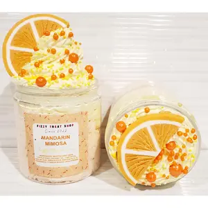 Mandarin Mimosa | Fluffy Whipped Soap | Sugar Scrub