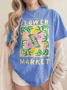 Comfort Colors Tshirt Boho Floral TShirt: Pintaflores Flower Market Tee