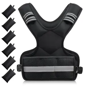Adjustable Weighted Vest for Men & Women 4-32LB, Removable Weights Training Vest for Walking, Running, Strength Training, Workout, Cardio & Home Fitness