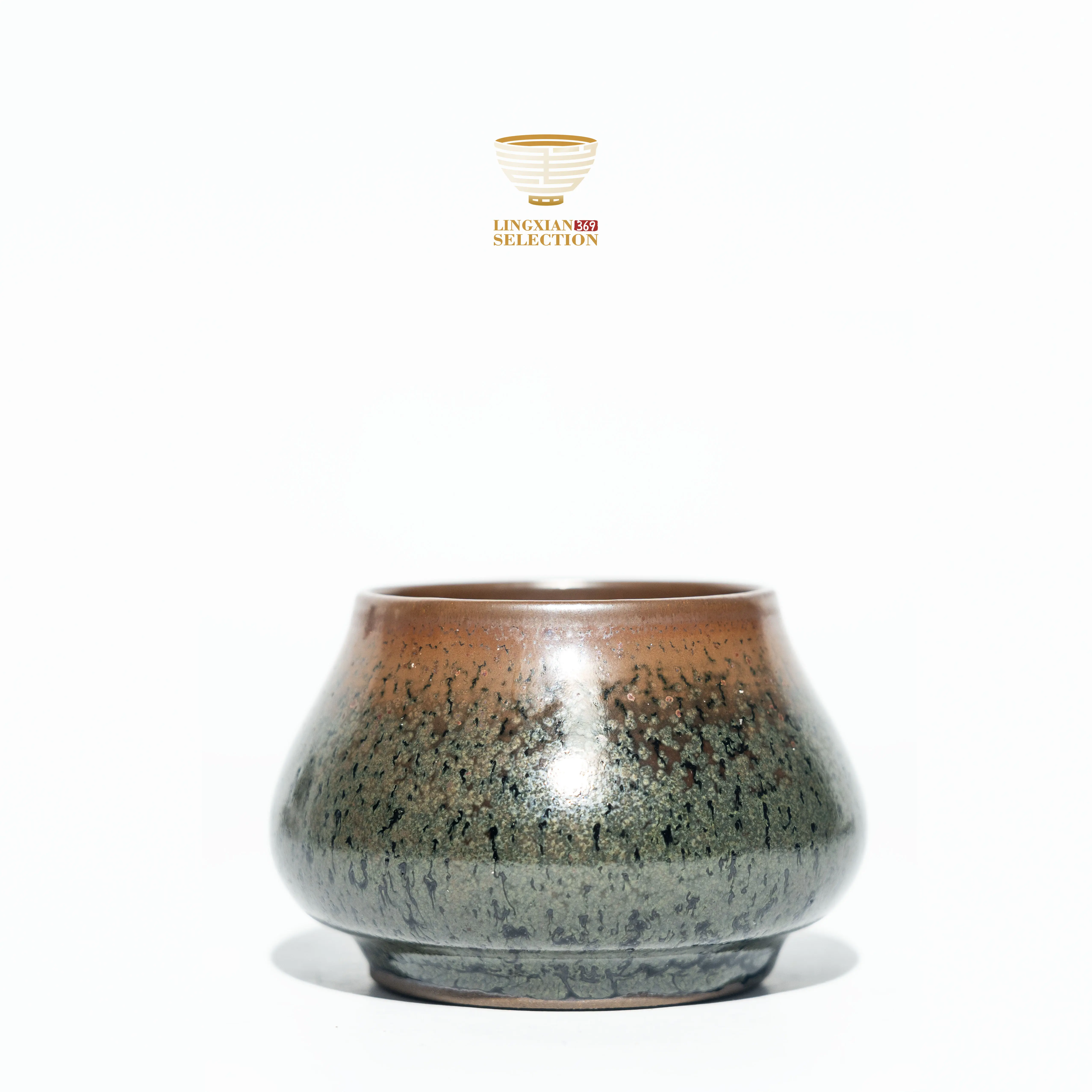 Master Huang Changfa Ancient Colorful Kiln Change Jianzhan teacup “Dadu” shape Teacup
